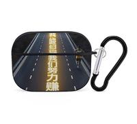 Strive to Make Money in 2025 AirPod Pro Case, Anti Scratch Hard PC Cover with Keychain, AirPod Pro 2nd/1st Case Accessories for Women Men, Black-Style