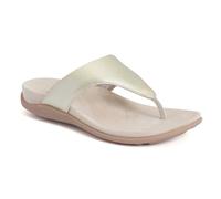 Strive Women's Antibes Gold Leather Sandals UK 5