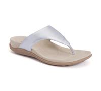 Strive Women's Antibes Silver Leather Sandals UK 7