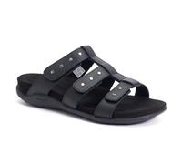 Strive Women's Biarritz Black Leather Sandals UK 6.5