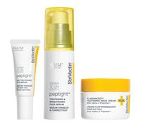 StriVectin Tighten & Lift Power Starters Trio Kit 3 piece Peptide Kit for Face Eyes and Neck to help visibly reduce the look of Wrinkles and F