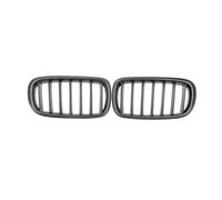 STRIVING BIRD For B&MW For X5 F15 X6 F16 2014-2019 Dual Slat Diamonds Front Bumper Grille Chrome Silver Car exterior front grille(S Matte Black)