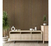 Strivo Acoustic Slat Panel - Natural Ash 600mm X 2400mm