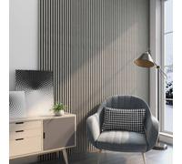 Strivo Premium Grey Oak Acoustic Slat Wall Panel