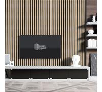 Strivo Premium Light Ash Acoustic Slat Wall Panel