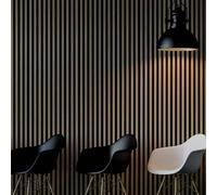 Strivo Premium Walnut Acoustic Slat Wall Panel