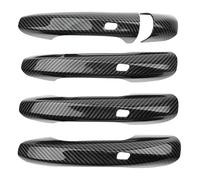 STRJUS Car Door Handle Cover for Benz for A B C E S-Class 2016-2021 Right Driver Full Coverage No Hole Door Handle Cup Pull Protector Anti-Scratch(4 Smart Carbon Fiber Pattern)
