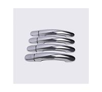 STRJUS Car Door Handle Cover for SEAT Ibiza 2009-2017 Black Chrome Car Door Handle Covers Car Styling Accessor(F)