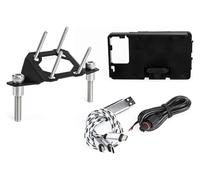 STRJUS Motorcycle Phone Mount For CB750 For 2023 2024 3 In 1 USB For Charger Cable Wire GPS Mount 2025 For 750 Navigation Phone Holder Mounting Bracket(Holder and Bracket)