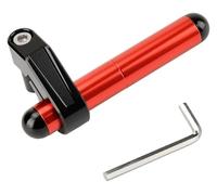 STRJUS Motorcycle Phone Mount For PCX125 For PCX150 For PCX160 GPS Navigation Crossbar Bracket Driving Recorder Rod Motorcycle Front Bar Phone(Red)