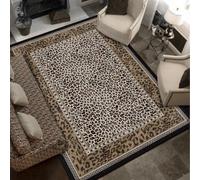 Strloepr Extra Large Rugs 6.5 x 8.2 ft,Modern Geometric Black, Beige, Brown, Gray,200 x 250 cm, Washable Rug Living Room Farmhouse Home Decoration Aesthetic Carpet