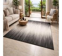 Strloepr Small Rugs 2 x 3 ft,Abstract, Modern, Geometric Black, Gray, White, 60 x 90 cm, Washable Rug for Entryway Indoor Entrance Kitchen Mat Living Bedroom,