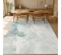 Strloepr Small Rugs 2 x 4 ft, 60 x 120 cm,Modern Abstract White Blue Pink, Rug for Entryway Kitchen Hallway Mat, Bedroom Bedside Throw Carpet