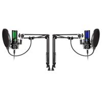 STRMD USB Podcast Superkit, Two USB Cardiod Microphones, Shock Mounts, Scissor Stands & Pop Filters