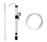 Stroagymoon 3/8In Auto Siphon Set Kit with Clamp 6.5' Ft Hose Bottling Siphoning Set Kit with Food Grade Free Plastic Tubing for Beer