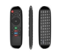 Stroagymoon M6 Smart Flying Air Keyboard Mouse Mini Voice Remote Control with Backlight for Android Laptop TV Box Easy to Use Black