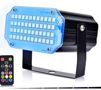 Strobe Disco Light, Sound Activated and Flash Speed Control Party Light with 48 LED Stage Lighting for Home Room Dance Parties Birthday DJ Bar Karaoke Christmas Wedding Show Club Pub