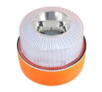 Strobe Light - LED Magnetic Double-Mode Auto Accessories, Amber Warning Light, Battery Operated Safety Signal, Easy Mount for Vehicles, Ideal for Trailer Tow, Service, Motorcycle, RV, Snowplow