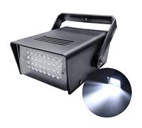 Strobe Lights for Parties, 32 Stage White Strobe Light Party Super Bright Speed Control Flashing, Battery Strobe Light for Disco, Wedding, Christmas.