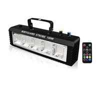 Strobe Lights Mini, Ecostrobe Strobe Light 100 Watt RGB Flash Light, Stage Lights for Disco DJ Light,Sound Activated Background Stage Lighting for Wedding - Dj Disco Party Stage Light Show
