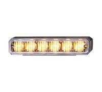 Strobe-type Beacon Warning Lamp WL LED Amber 12 / 24v SE HELLA 2XD 012 160-861