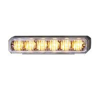 HELLA 2XD 012 160-861 LED-Strobe-type Beacon - BST - 12/24V - Yellow - Screw Connection/mounting - Cable: 860mm - Plug: open cable ends - Kit