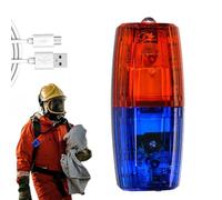 Strobe Warning Light | 4V Magnetic Shoulder Safety Flashlight | LED Flashing Signal Clip with Whistle Function for Outdoor Rescue Traffic Control Cycling Camping Night Patrols