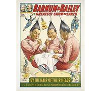 Strobridge Barnum Bailey Circus Aerialists Advert Large Wall Art Print Canvas Premium Mural
