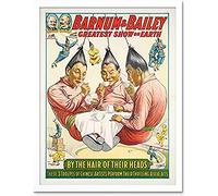 Strobridge Barnum Bailey Circus Aerialists Advert Unframed Wall Art Print Poster Home Decor Premium