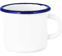 Strömshaga Emil's Enamel Cup - White/Blue