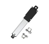 Stroke 10mm 20N 0.4 Inch Mini Linear Actuator 12V Force 4.5lbs Electric Linear Motion Actuators High Speed 1.2"/sec for Robotics,Home Automation with Mounting Brackets