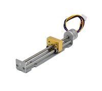 Stroke 35mm/55mm/80mm Linear Actuator Micro 15mm/20mm Two-phase Four-Wire Stepper Motor With Copper Nut DIY XYZ 3D Printer (B Stroke 55mm)