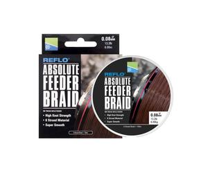 Stroke braid Preston Absolute Feeder Braid 0.10MM 150M Noir TU