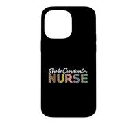 Stroke Coordinator Nurse Leopard Pattern Stroke Care Case for iPhone 14 Pro Max