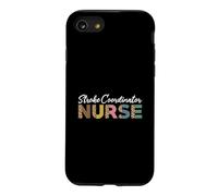Stroke Coordinator Nurse Leopard Pattern Stroke Care Case for iPhone SE (2020) / 7/8