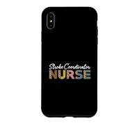Stroke Coordinator Nurse Leopard Pattern Stroke Care Case for iPhone XS Max