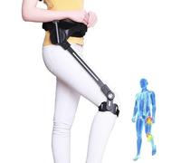 Stroke Hemiplegia Bionics Body Power Walking Aid Stroke Lower Limb Rehabilitation Training Equipment Training Leg Walking Training for Hiking Travel Mountaineering Picnics(Left,S)