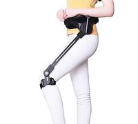 Stroke Hemiplegia Rehabilitation Training Walking Aids, Ergonomic Lightest Weight and Three-Speed Adjustment Stand Up Mobility Aid, for Elderly, Seniors & Handicap(Size:L Code,Color:Left Leg