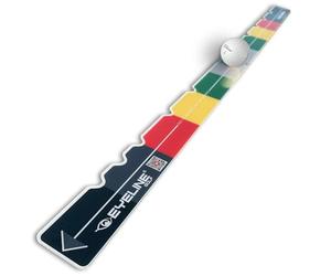 Stroke Meter by Todd Sones Golf Putting Trainer with Color-Coded Guides for Distance and Speed Control, Improve Pace and Consistency with 50/50 or 60/40 Stroke Training, Eliminate 3-Putts - 2025 Model
