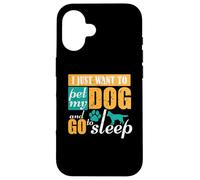 Stroke/petting the Dog Case for iPhone 16