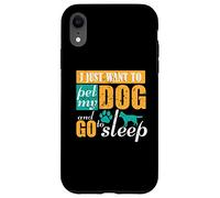 Stroke/petting the Dog Case for iPhone XR