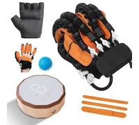 Stroke Recovery Robotic Gloves,Finger Rehab Trainer,for Cerebral Palsy Arthritis Stroke Hemiplegia Patient, Right And Left Hand(Size:L,Color:Left Hand)