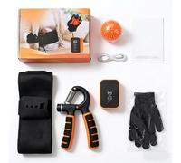 Stroke Rehabilitation Robotic Glove for Hand Hemiplegia Finger Recovery Trainer Mirror Therapy Equipment for Stroke Patient Finger Grip Strengthener and Arthritis Hand Exercises(Left,XL)
