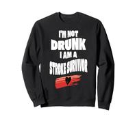 Stroke Survivor Awareness Medical Humor Recovery Sweatshirt