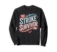 Stroke Survivor Floral Brain Design Sweatshirt