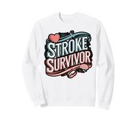 Stroke Survivor Floral Brain Design Sweatshirt