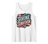 Stroke Survivor Floral Brain Design Tank Top