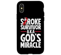 Stroke Survivor Gods Miracle Funny stroke recovery Case for iPhone X/XS