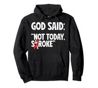 Stroke Survivor Gods Miracle Funny stroke recovery Pullover Hoodie