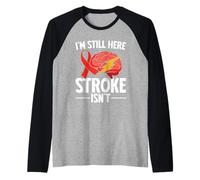 Stroke Survivor Gods Miracle Funny Stroke Recovery Raglan Baseball Tee